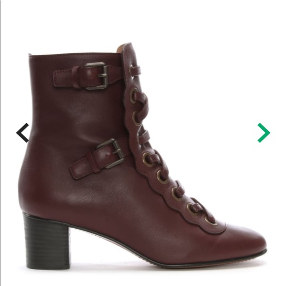 Chloe Orson ankle boots in smooth calfskin - Picture 5 of 5